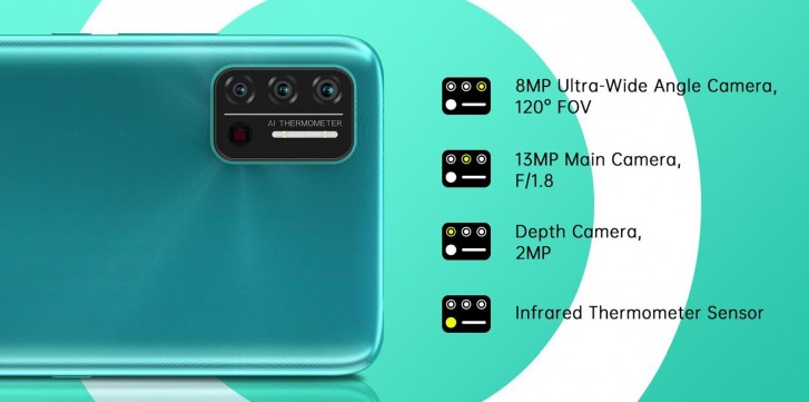 The Umidigi A7S is an Android Go phone with a contactless