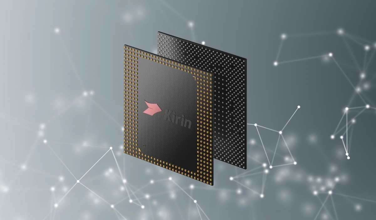 Huawei Kirin 9000 chip close-up