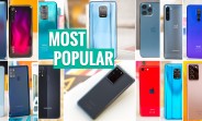 Top 20 most popular phones in 2020