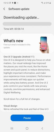 Galaxy Z Flip One UI 3 update changelog