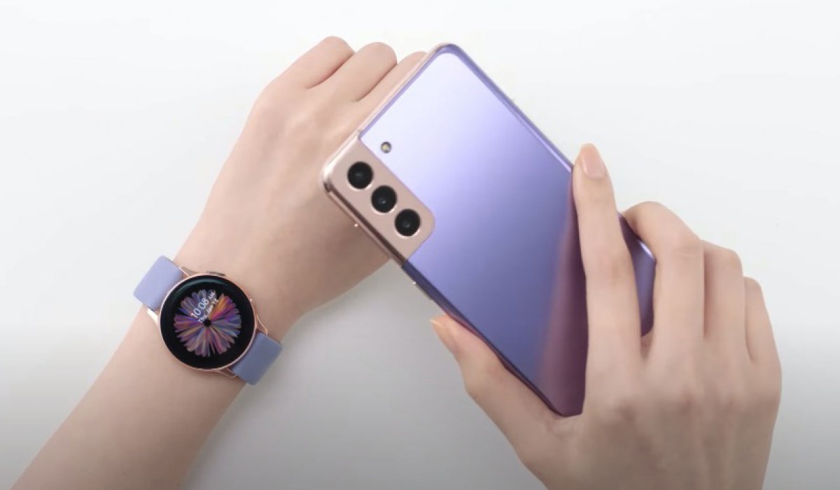 jam tangan galaxy watch active violeta