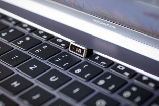 Fingerprint reader and webcam