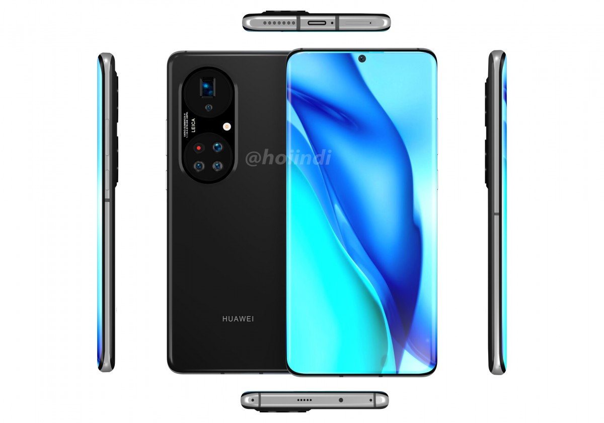 Alleged Huawei P50 Pro+ images show wild penta-camera design