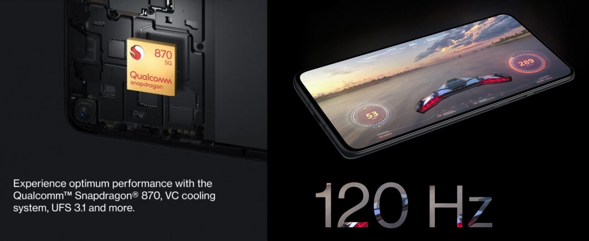 OnePlus 9R joins the game: an 8T with Snapdragon 870, 120Hz