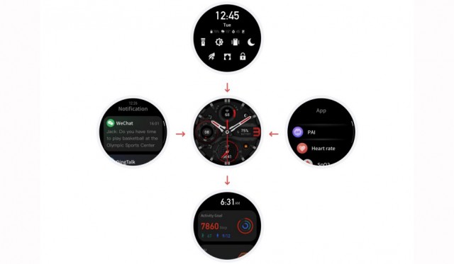 Amazfit T-Rex Pro interface