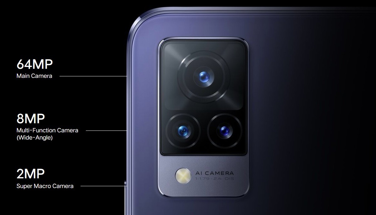 vivo v21 5g front flash phone