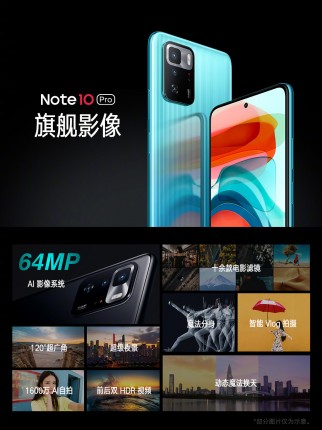 Chinese Redmi Note 10 Pro debuts with Dimensity 1100 and 67W