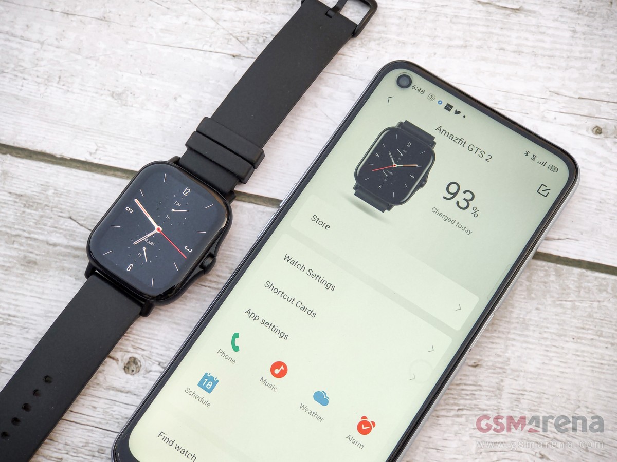 Amazfit GTS 2e Montre Connectée Homme avec GPS/GLONASS, 1.65 Écran