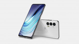 Motorola Edge 20 appears in renders with punch hole display and