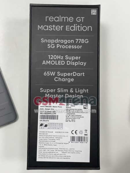 Realme GT Master Edition Europe launch set for August 18, retail