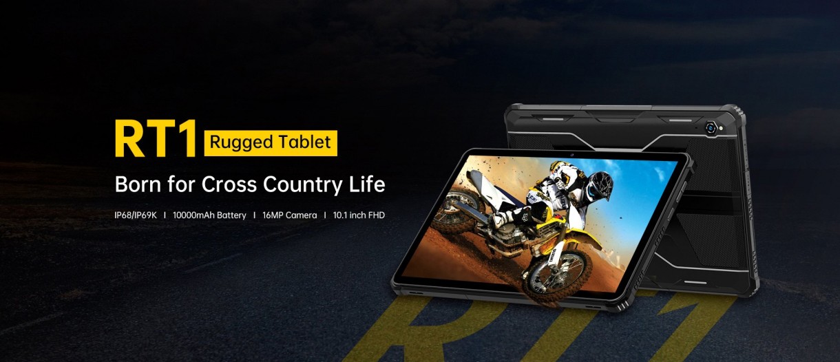 Oukitel RT1 rugged tablet brings IP68 and IP69K ratings and a