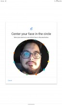 Face unlock - Nokia T20 review