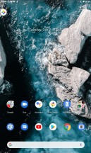 Home screen - Nokia T20 review