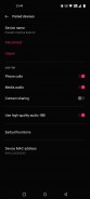 OnePlus audio settings on the 9RT