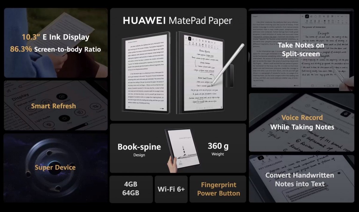 Huawei debuts all-in-one MateStation X, MatePad Paper brings 10.3