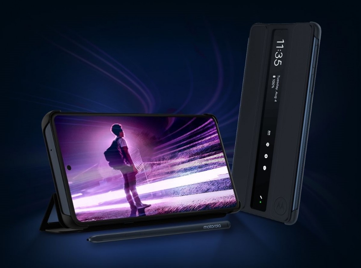 New Moto Edge 30 Pro leak reveals folio case and stylus, confirms