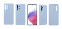 Samsung Galaxy A53 Silicon Blue case