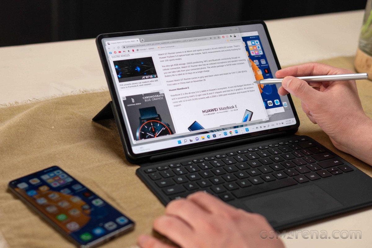 MacBook本体 matebook e core i3-1115g4 HUAWEI MateBook E 2022, 12.6 - Inch 2-in-1 Laptop Touchscreen