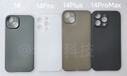Apple iPhone 14 cases leak showing 2022 lineup sizes, Pro Max has a slightly larger camera island