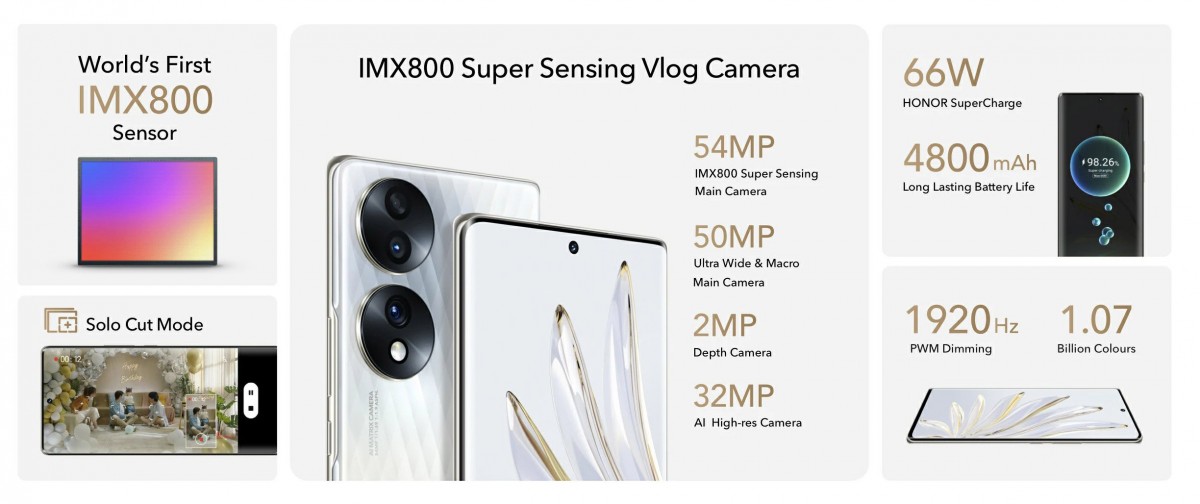 Honor 70 makes international debut alongside Pad 8 and MagicBook 14