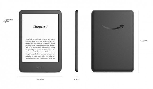 Amazon Kindle 2022 announced with 300ppi display, 16GB storage and