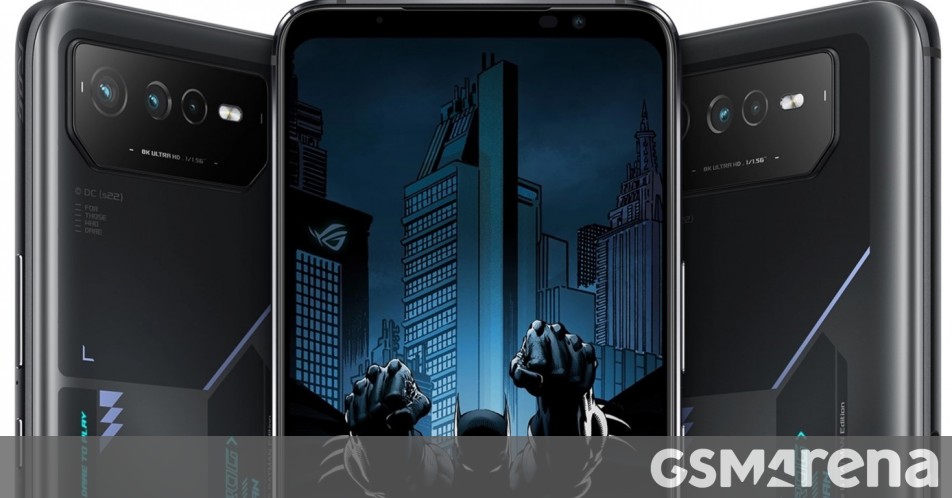 Asus ROG Phone 6 Batman Edition's render surfaces - GSMArena.com news