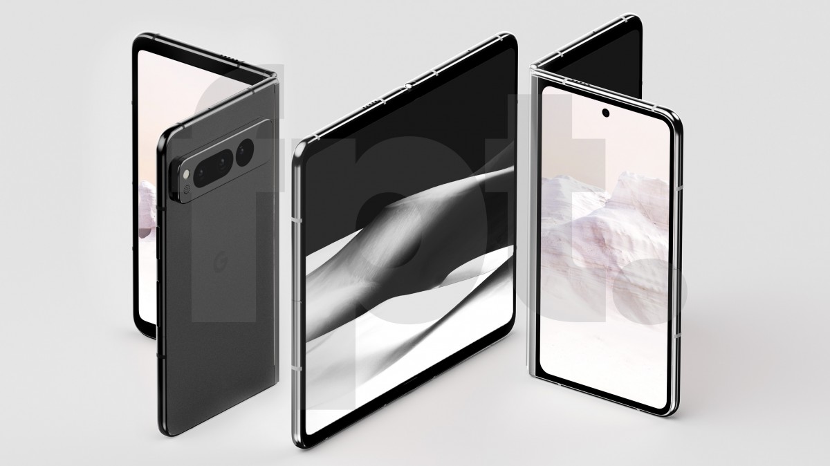 Google Pixel Fold shown in detailed renders, price leaks