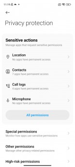 App permissions