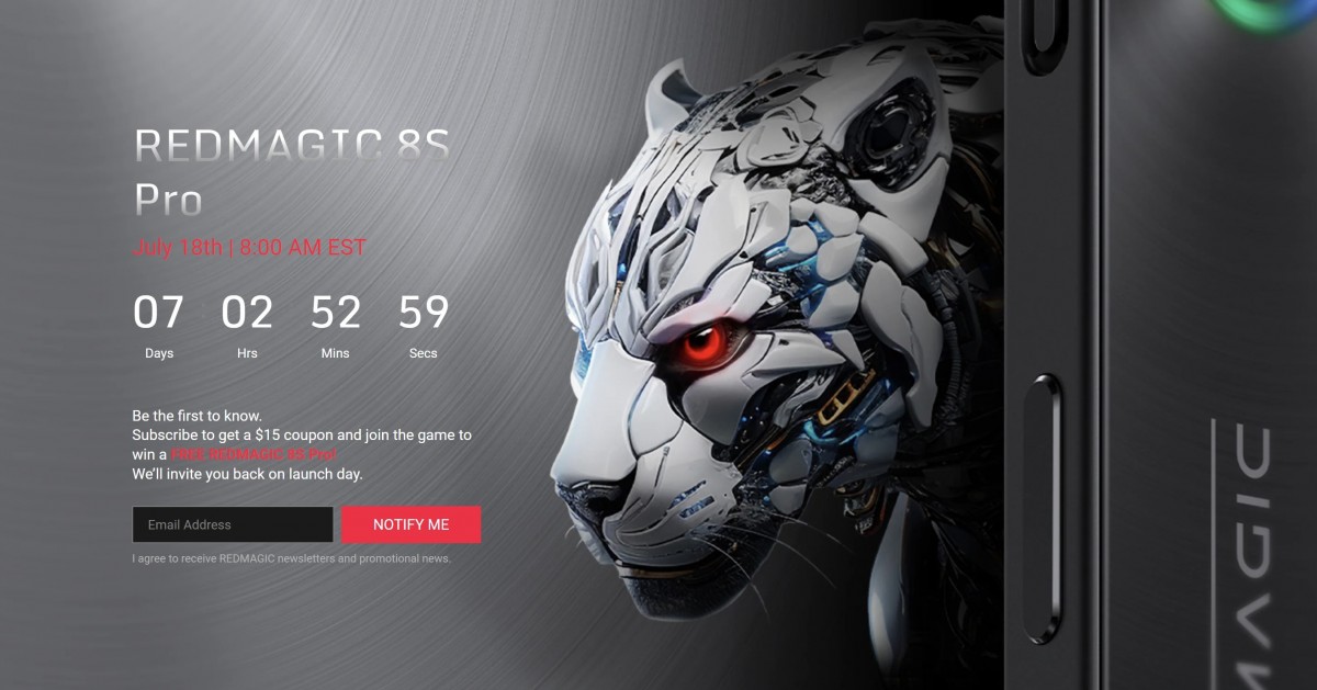 nubia Red Magic 8S Pro's global launch date revealed - GSMArena
