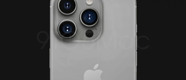 This is the iPhone 15 Pro in Titan Gray, the colorway that will