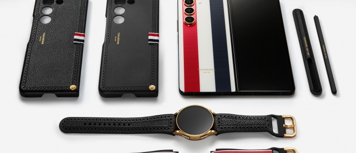 Samsung Galaxy Z Fold5 and Watch6 Thom Browne Editions are