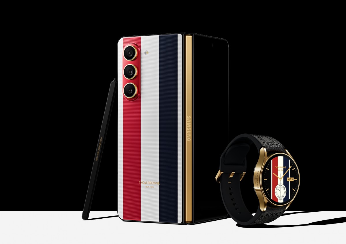 Thom Browneトムブラウン Galaxy Z Fold5 watch6 Samsung Galaxy Z Fold5 and Watch6 Thom Browne Editions are