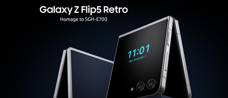 Galaxy Z Flip5 Retro 512GB インディゴブルー h35 Samsung Galaxy Z Flip5 Retro announced - GSMArena.com news