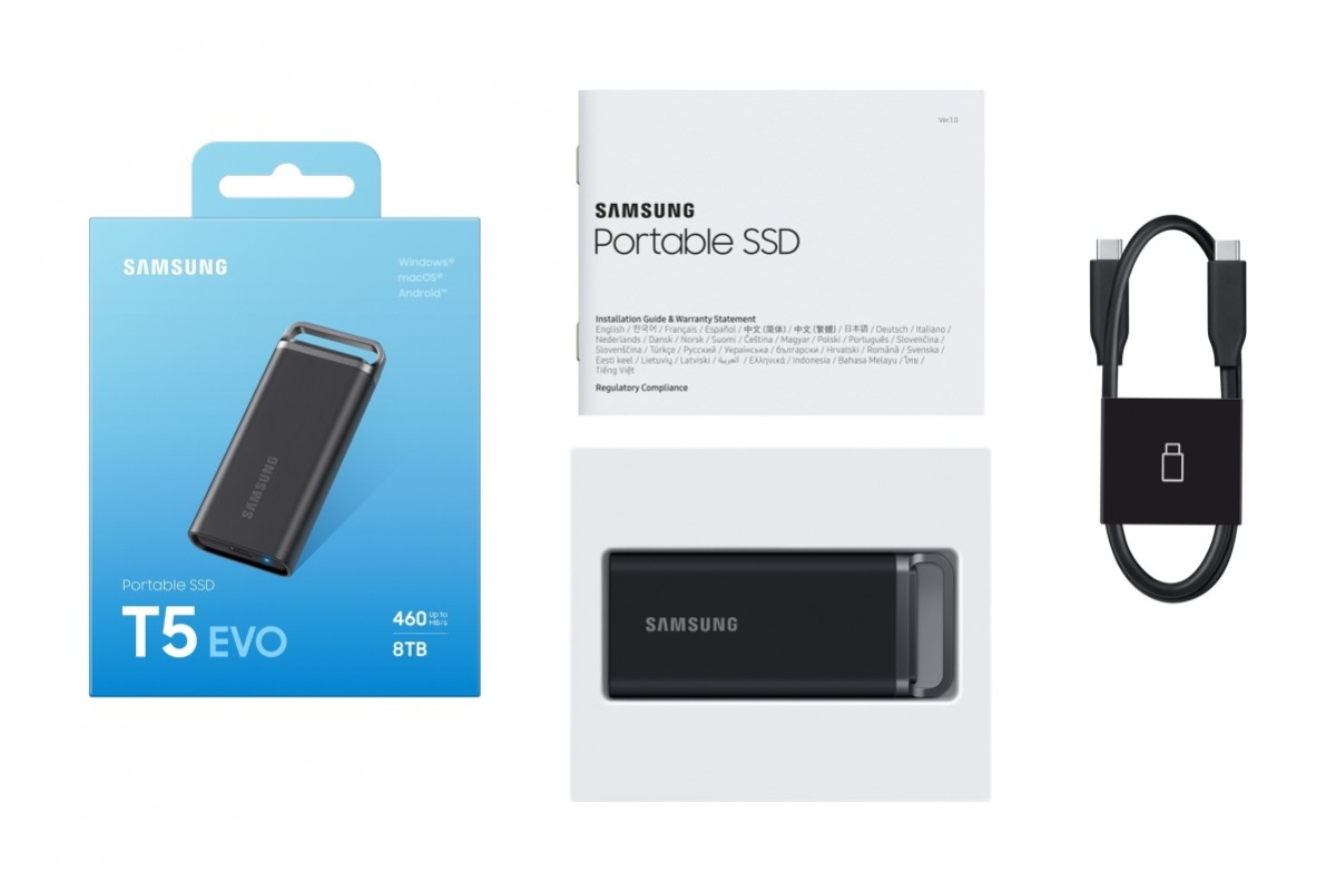 Samsung SSD T5 EVO arrives with up to 8 TB capacity - GSMArena.com