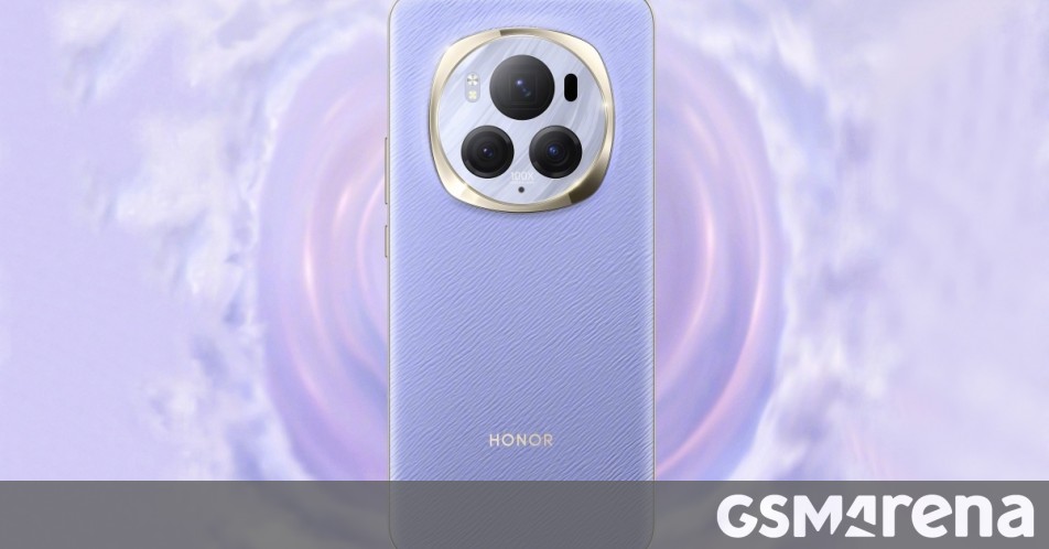 Honor Magic6 Pro revealed in new Purple color - GSMArena.com news