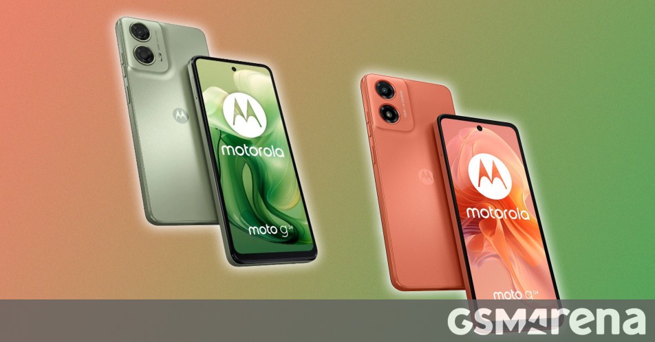Moto G04 and Moto G24 announced with 6.6