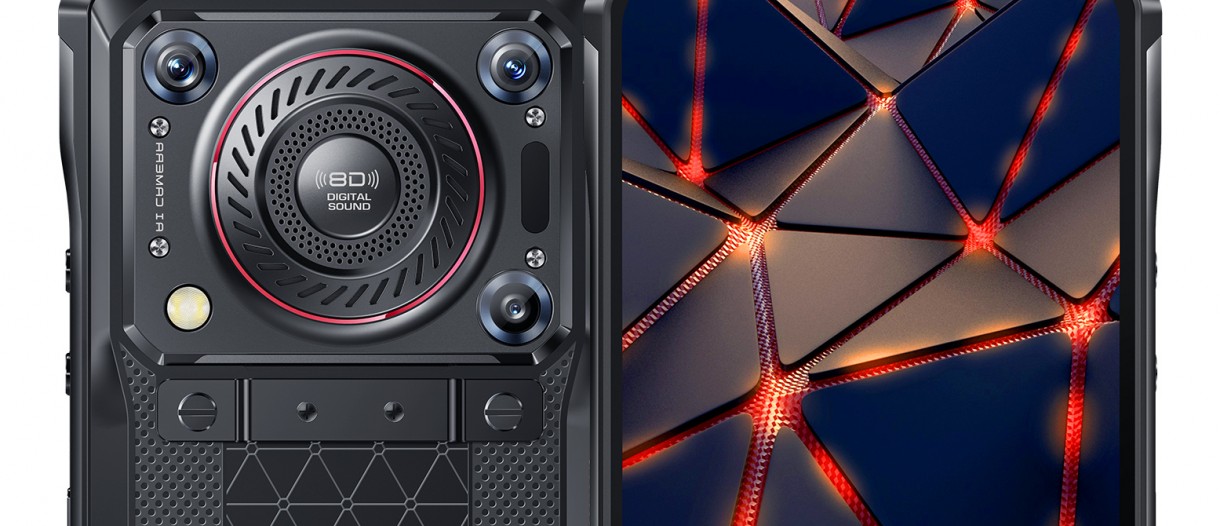 Oukitel WP33 Pro has a 22,000 mAh battery and a huge speaker on