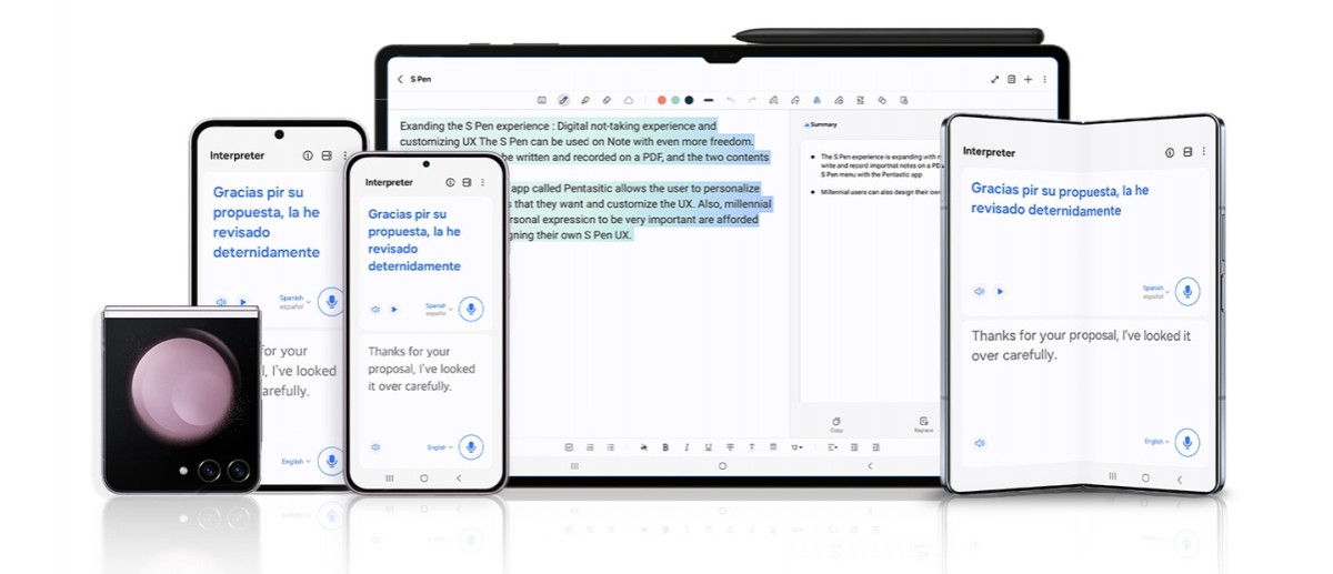 Samsung is now seeding Galaxy AI to S23 series, Z Fold5, Z Flip5, Tab S9
