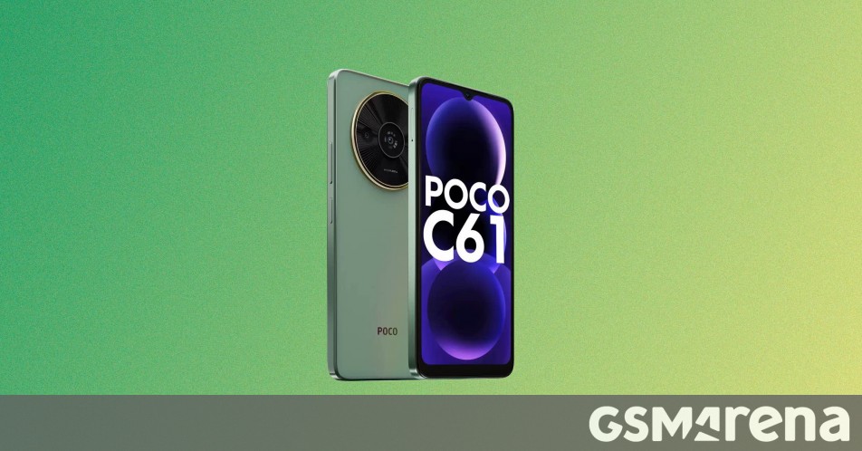 Poco C61 announced with familiar specs and design - GSMArena.com news