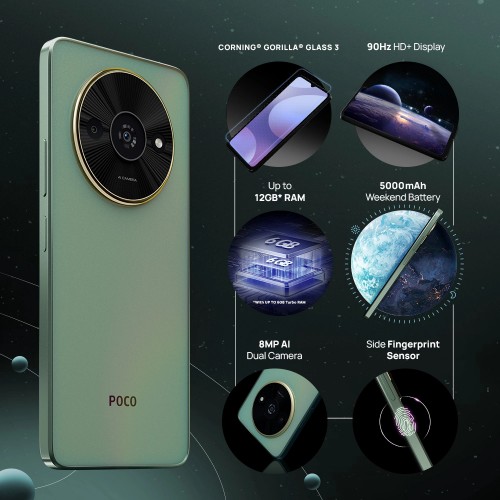 Poco C61 announced with familiar specs and design - GSMArena.com news