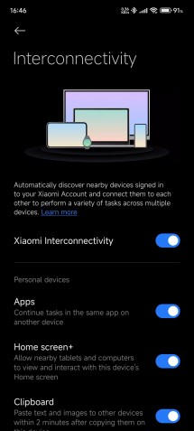 Connectivity options