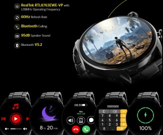 Prowatch ZN: Bluetooth calling and notifications