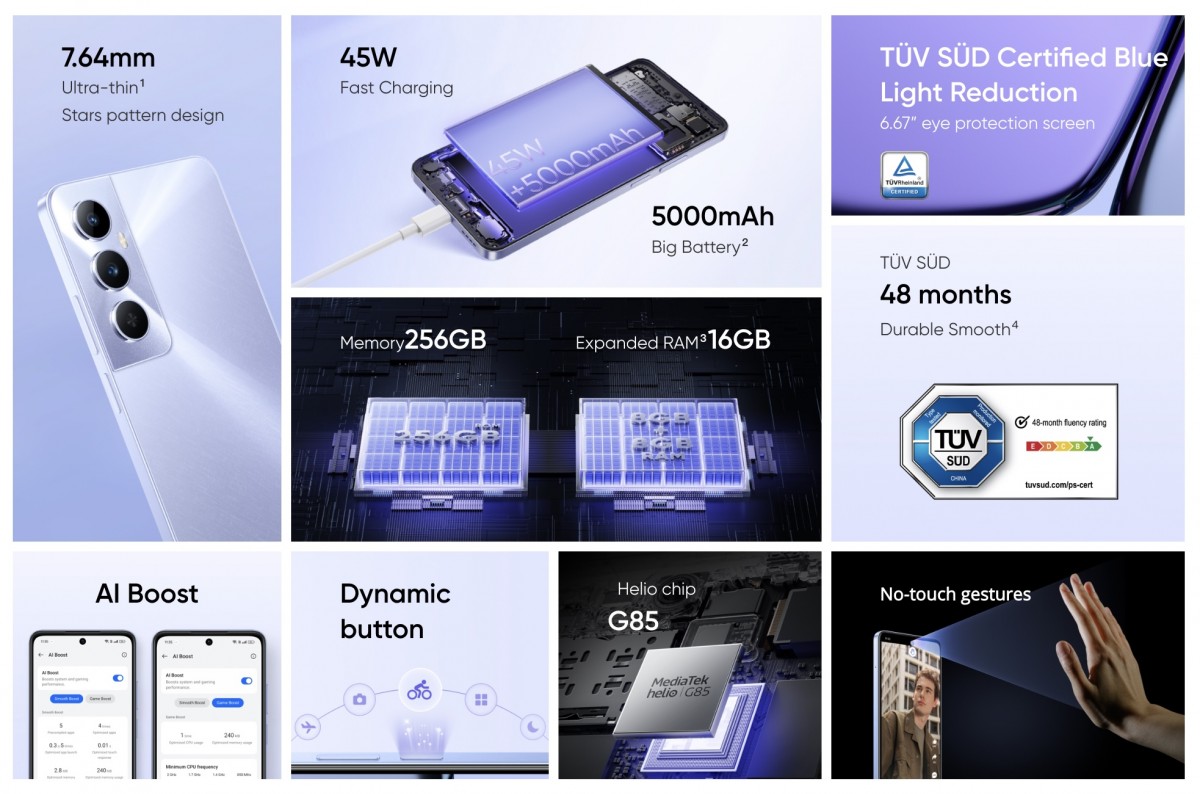 Realme C65 announced, 12x hits India