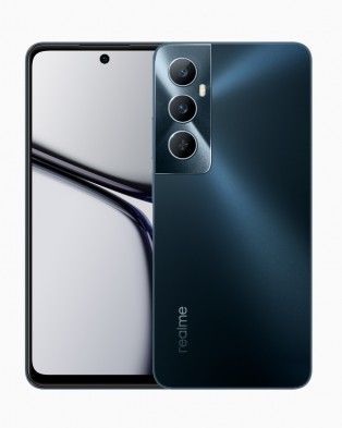 Realme C65 in Black and Purple