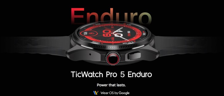 Mobvoi TicWatch Pro 5 Enduro arrives with Snapdragon W5+ Gen 1