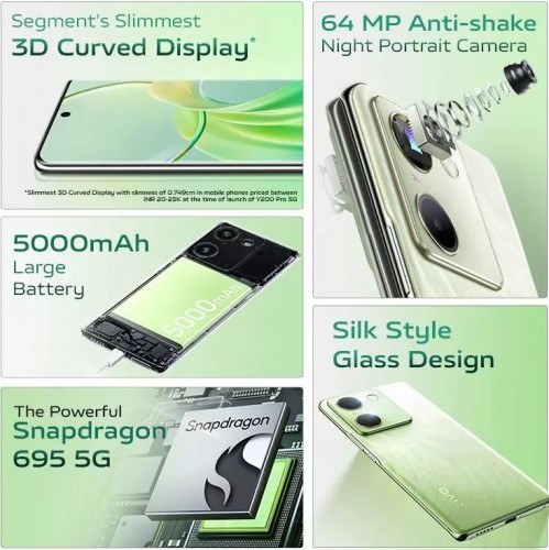 vivo Y200 Pro arrives with Snapdragon 695, 120Hz AMOLED screen, and 64MP camera