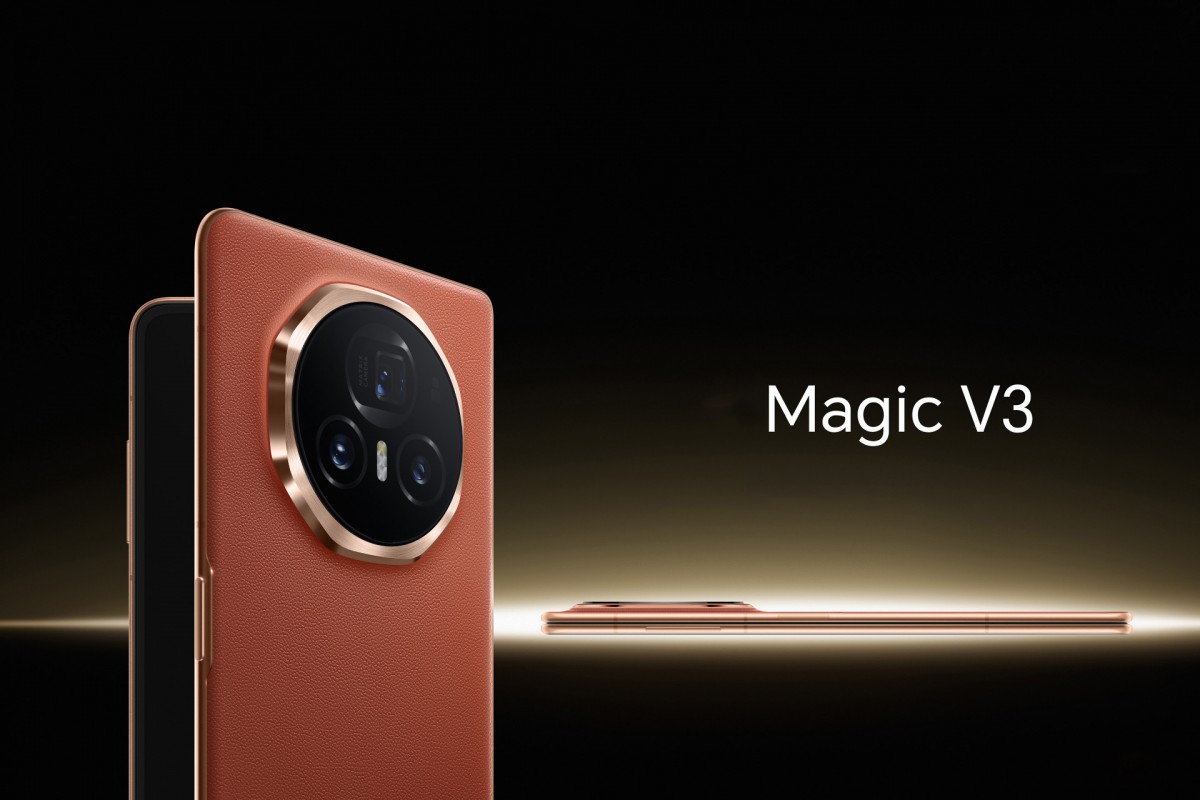 Honor Magic V3 debuts with a slimmer and lighter body, SD 8 Gen 3 and 55W wireless charging