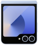Samsung Galaxy Z Flip6 in blue