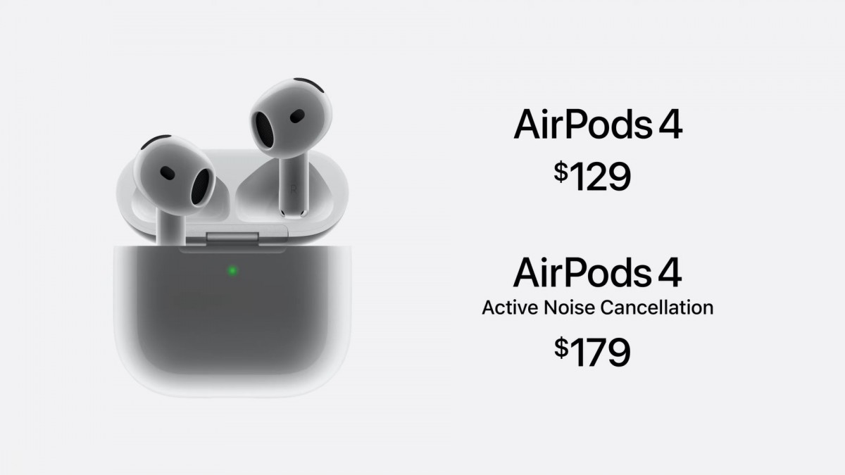 Apple introduces the new AirPods 4 with ANC and tons of new