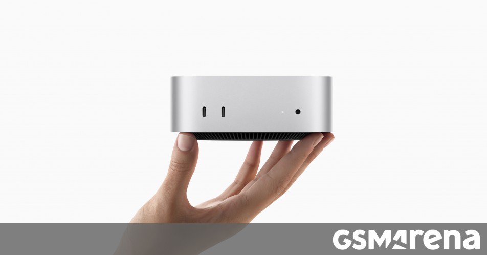 Mac mini gets revamped design, M4 chips - GSMArena.com news